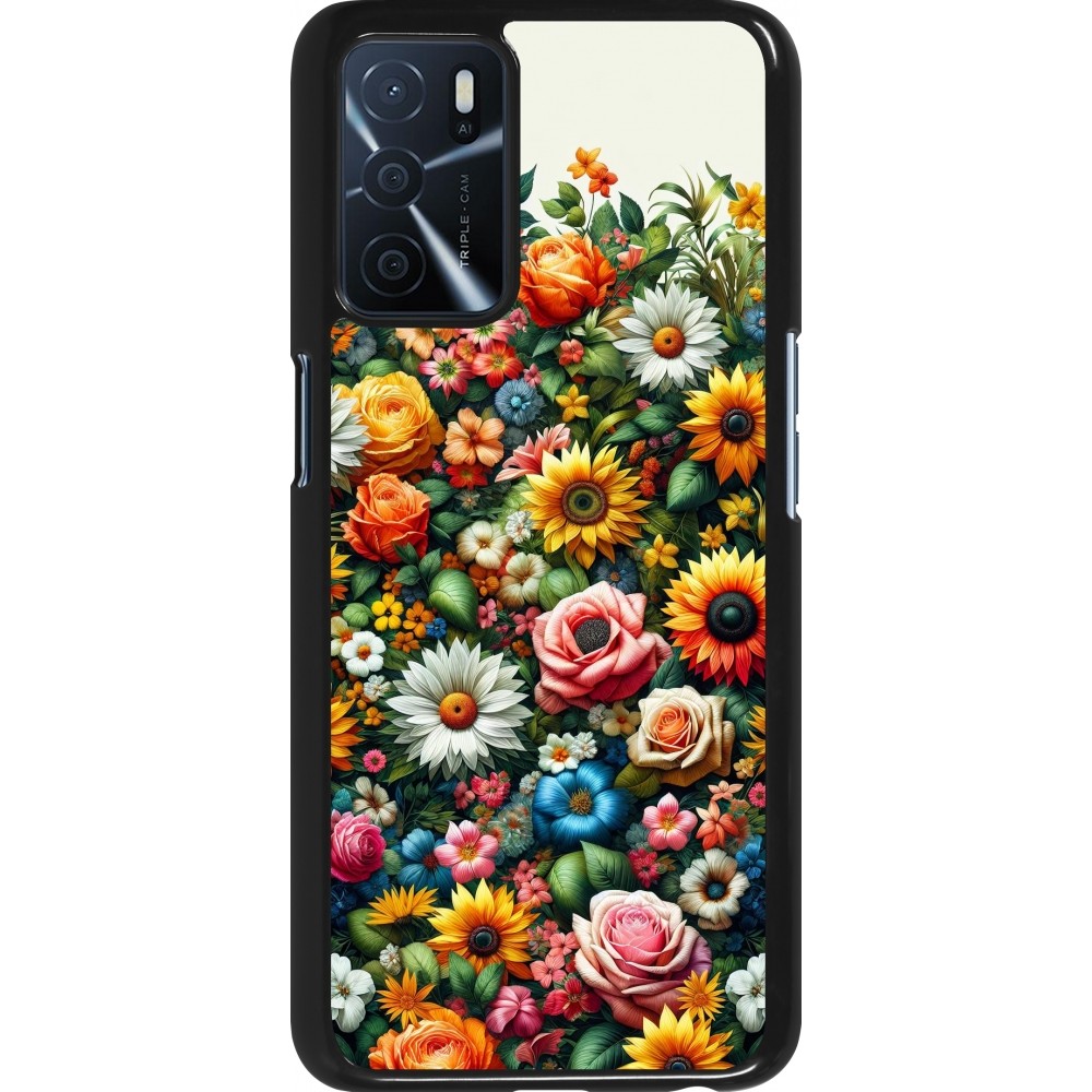 OPPO A16s Case Hülle - Sommer Blumenmuster