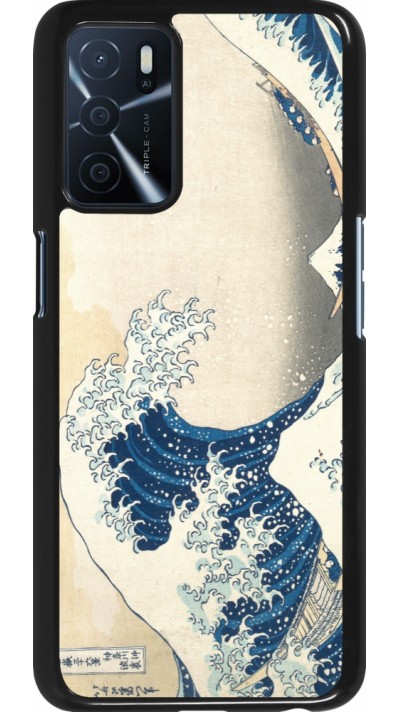 Coque OPPO A16s - Tableau art - La Grande Vague de Kanagawa - Hokusai