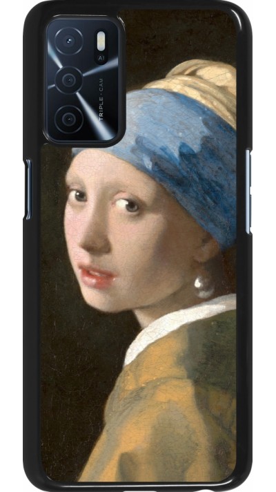 Coque OPPO A16s - Tableau art - La Jeune fille à la perle - Johannes Vermeer