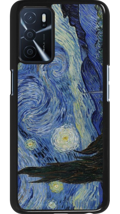 Coque OPPO A16s - Tableau art - La Nuit étoilée - Van Gogh