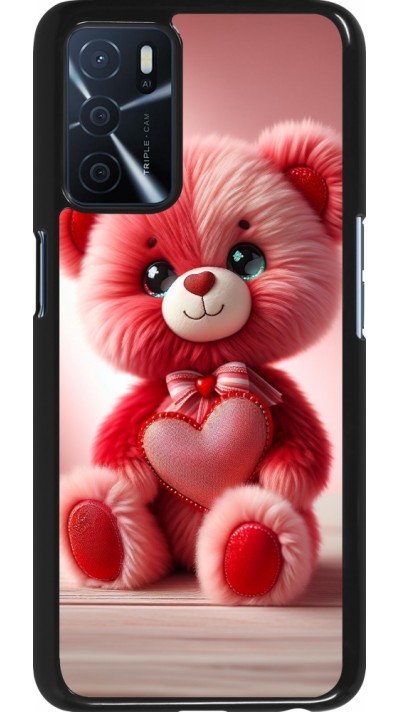 Coque OPPO A16s - Valentine 2024 Ourson rose