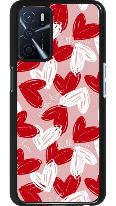 OPPO A16s Case Hülle - Valentine 2024 with love heart