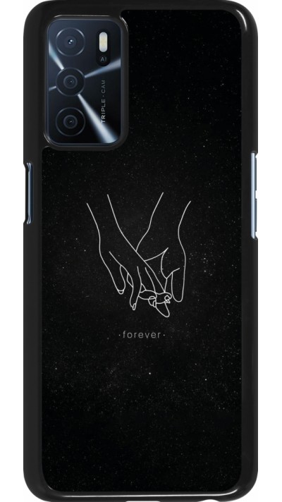 Oppo A16s Case Hülle - Valentine 2023 hands forever