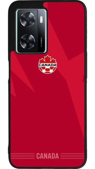 OPPO A57 5G Case Hülle - Silikon schwarz Kanada 2026 personalisierbares Fussballtrikot