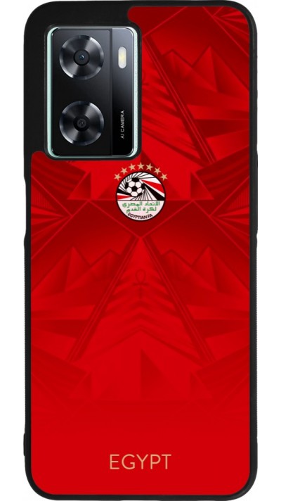 OPPO A57 5G Case Hülle - Silikon schwarz Ägypten 2026 personalisierbares Fussballtrikot