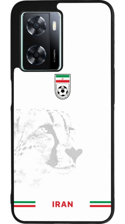 OPPO A57 5G Case Hülle - Silikon schwarz Iran 2026 personalisierbares Fussballtrikot