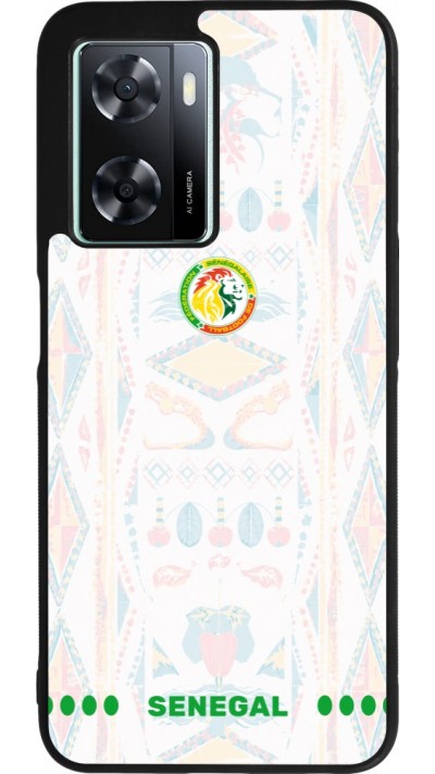 OPPO A57 5G Case Hülle - Silikon schwarz Senegal 2026 personalisierbares Fussballtrikot