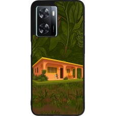 OPPO A57 5G Case Hülle - Silikon schwarz Benitos house DTMF