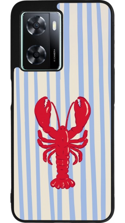 Coque OPPO A57 5G - Silicone rigide noir Red lobster 2026