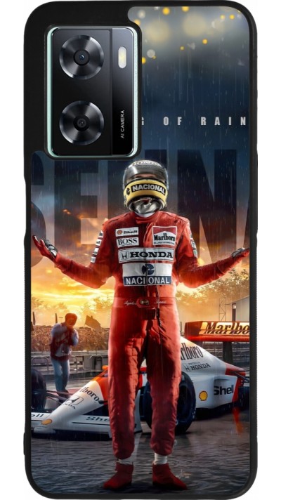 Coque OPPO A57 5G - Silicone rigide noir Senna The King of Rain