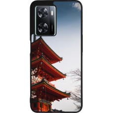 OPPO A57 5G Case Hülle - Silikon schwarz Spring 23 Japan