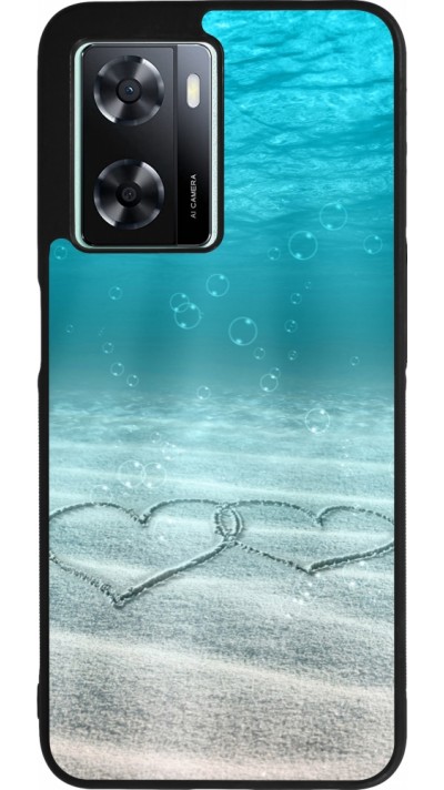 Coque OPPO A57 5G - Silicone rigide noir Summer 18 19