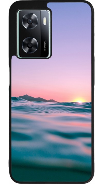 OPPO A57 5G Case Hülle - Silikon schwarz Summer 2021 12