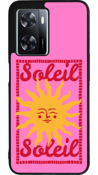 OPPO A57 5G Case Hülle - Silikon schwarz Sun sun 2026