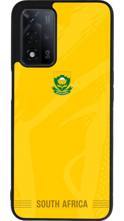 OPPO A93s 5G Case Hülle - Silikon schwarz Südafrika 2026 personalisierbares Fussballtrikot