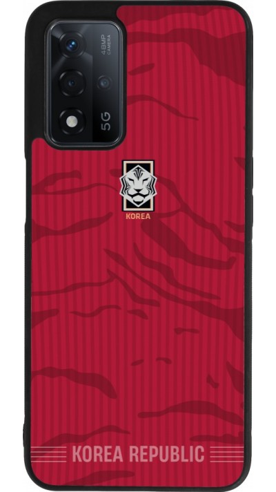 OPPO A93s 5G Case Hülle - Silikon schwarz Südkorea 2026 personalisierbares Fussballtrikot