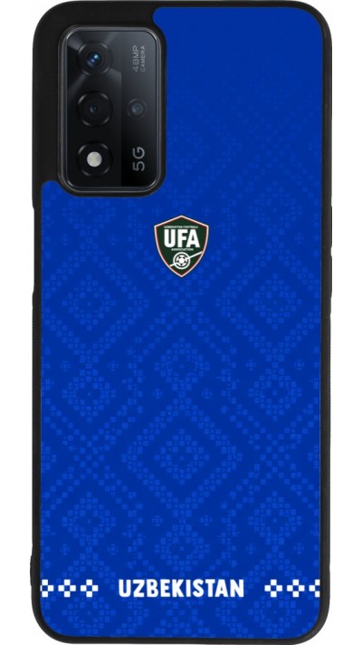 OPPO A93s 5G Case Hülle - Silikon schwarz Usbekistan 2026 personalisierbares Fussballtrikot