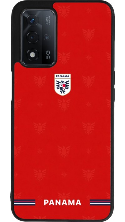 OPPO A93s 5G Case Hülle - Silikon schwarz Panama 2026 personalisierbares Fussballtrikot