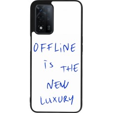 Coque OPPO A93s 5G - Silicone rigide noir Offline is the new luxury