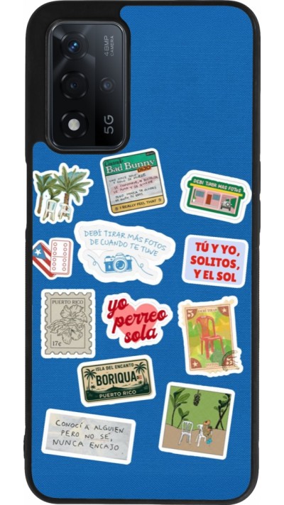 Coque OPPO A93s 5G - Silicone rigide noir Seals of the Dominican Republic DTMF