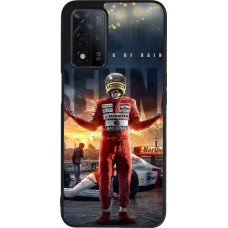 OPPO A93s 5G Case Hülle - Silikon schwarz Senna The King of Rain