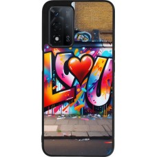 OPPO A93s 5G Case Hülle - Silikon schwarz Valentin 2025 Liebe U Tag