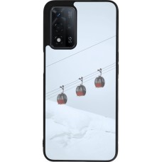 OPPO A93s 5G Case Hülle - Silikon schwarz Winter 22 ski lift