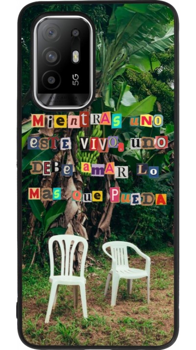 Coque OPPO F19 Pro+ - Silicone rigide noir Chairs DTMF