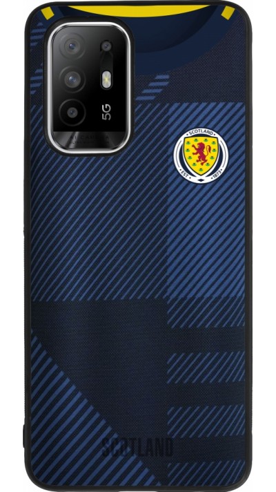 OPPO F19 Pro+ Case Hülle - Silikon schwarz Schottland personalisierbares Fussballtrikot