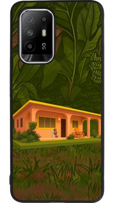 Coque OPPO F19 Pro+ - Silicone rigide noir Benitos house DTMF