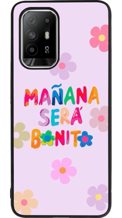 OPPO F19 Pro+ Case Hülle - Silikon schwarz Karol G Manana sera bonito