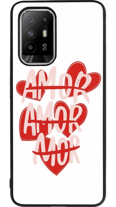 OPPO F19 Pro+ Case Hülle - Silikon schwarz Saint Valentines Day 26 Amor