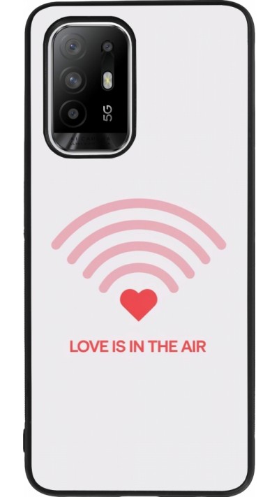 OPPO F19 Pro+ Case Hülle - Silikon schwarz Saint Valentines Day 26 Love is in the air