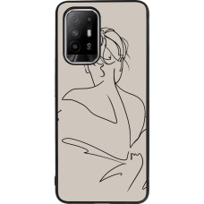 OPPO F19 Pro+ Case Hülle - Silikon schwarz Salnikova 05