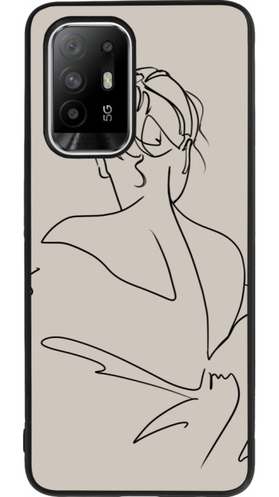 OPPO F19 Pro+ Case Hülle - Silikon schwarz Salnikova 05