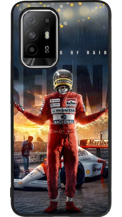 OPPO F19 Pro+ Case Hülle - Silikon schwarz Senna The King of Rain