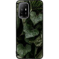 OPPO F19 Pro+ Case Hülle - Silikon schwarz Spring 23 fresh plants