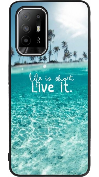Coque OPPO F19 Pro+ - Silicone rigide noir Summer 18 24