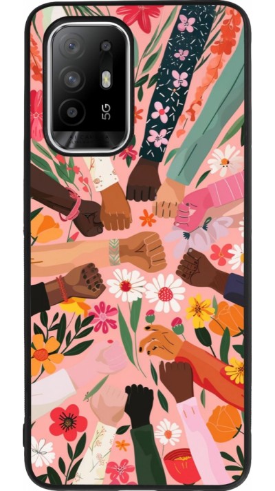 Coque OPPO F19 Pro+ - Silicone rigide noir Womens day 2026 8