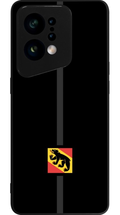 OPPO Find X5 Case Hülle - Silikon schwarz Kanton BE schwarz