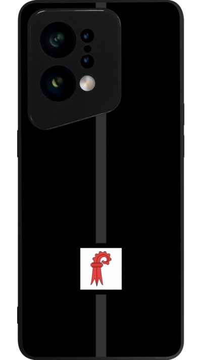 OPPO Find X5 Case Hülle - Silikon schwarz Kanton BL schwarz