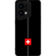 OPPO Find X5 Case Hülle - Silikon schwarz Kanton CH schwarz