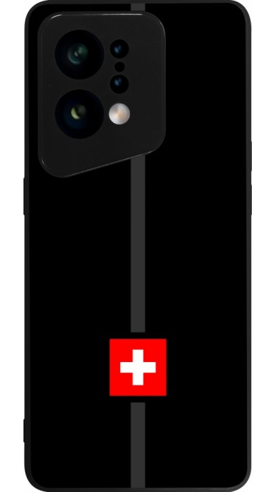 OPPO Find X5 Case Hülle - Silikon schwarz Kanton CH schwarz