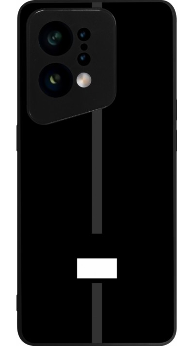 OPPO Find X5 Case Hülle - Silikon schwarz Kanton FR schwarz