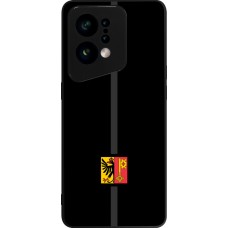 OPPO Find X5 Case Hülle - Silikon schwarz Kanton GE schwarz