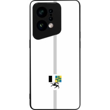 OPPO Find X5 Case Hülle - Silikon schwarz Kanton GR weiss