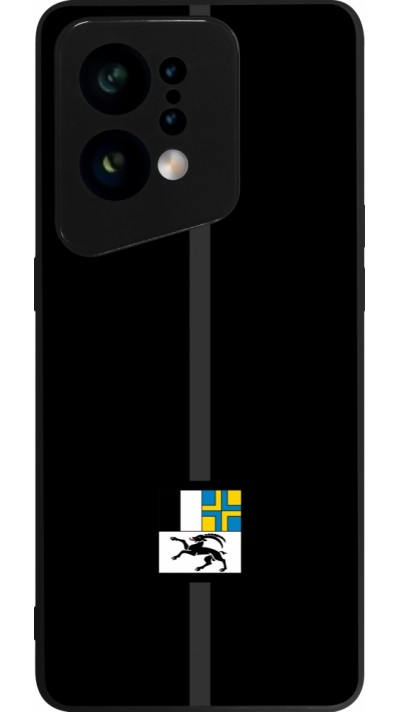 OPPO Find X5 Case Hülle - Silikon schwarz Kanton GR schwarz