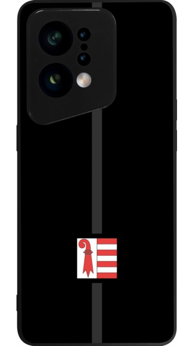 OPPO Find X5 Case Hülle - Silikon schwarz Kanton JU schwarz