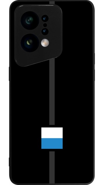 OPPO Find X5 Case Hülle - Silikon schwarz Kanton LU schwarz