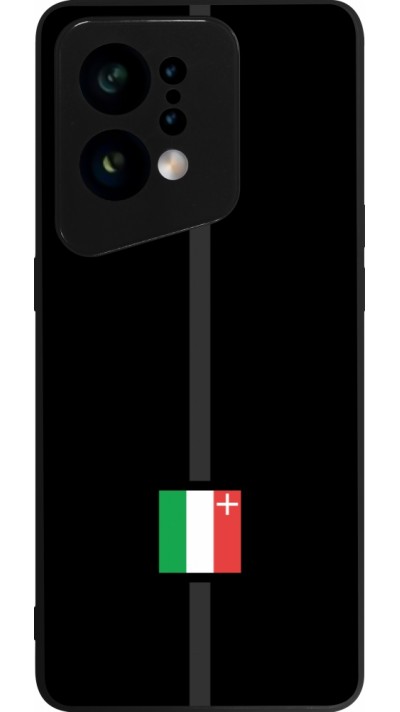 OPPO Find X5 Case Hülle - Silikon schwarz Kanton NE schwarz